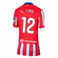 Camisa de Futebol Atletico Madrid Samuel Lino #12 Equipamento Principal Mulheres 2024-25 Manga Curta